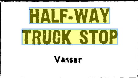 Half-Way Truck Stop - 1963 Newspaper Ad (newer photo)